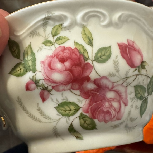 Rosenthal Courtship Flat Cream Soup Bowl & Saucer set pompadour - Picture 4 of 13